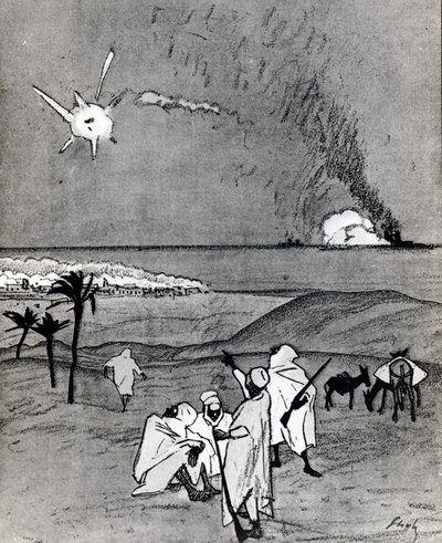 „Powiedz mi, bracie, czy to gwiazda betlejemska”, z magazynu „Simplicissimus” autorstwa Wilhelm Schulz