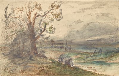 krajobraz nad rzeką autorstwa Wilhelm Steinfeld