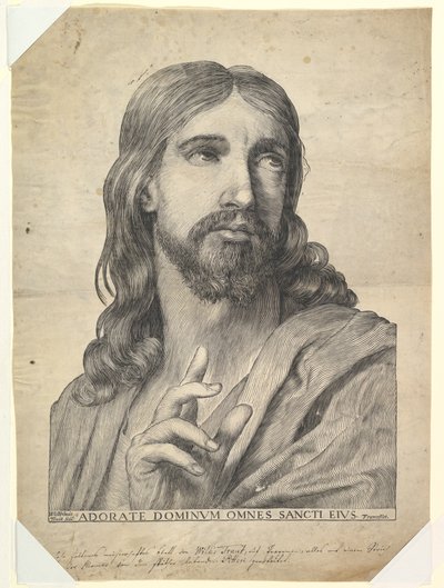 Popiersie Chrystusa Błogosławionego, XVII wiek. autorstwa Wilhelm Traut