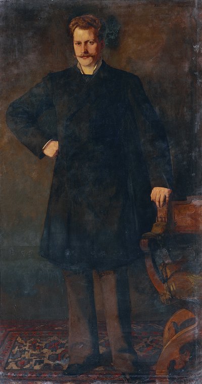 Kammersänger Theodor Reichmann autorstwa Wilhelm Trübner