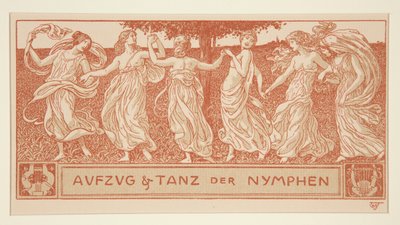 Procesja i taniec nimf autorstwa Wilhelm Volz