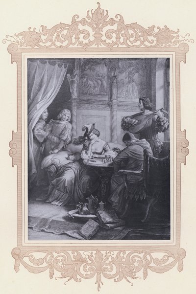 Adelheid, Gotz Von Berlichingen (litografia) autorstwa Wilhelm von (after) Kaulbach