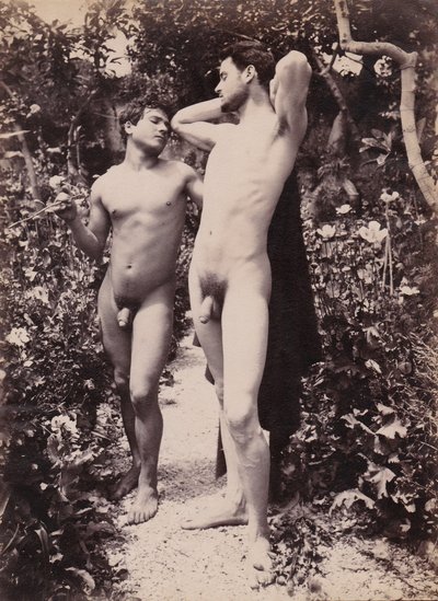 studium dwóch aktów męskich, ok. 1900 autorstwa Baron Wilhelm von Gloeden