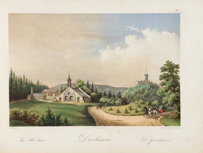 Gorące domy w Oskarsalu, 1852 autorstwa Wilhelm von Hanno