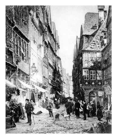 Getto we Frankfurcie autorstwa Wilhelm von Hanno