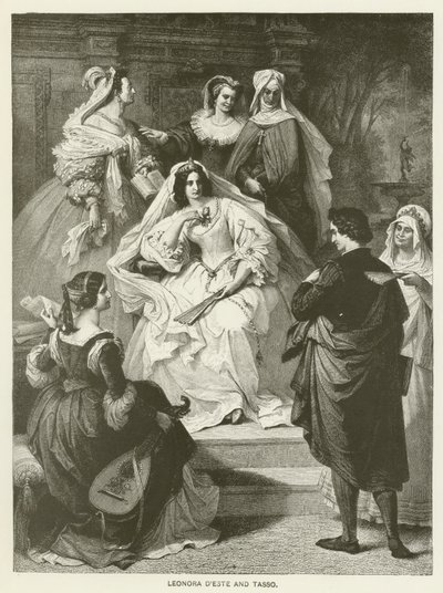 Leonora dEste i Tasso autorstwa Wilhelm von Kaulbach