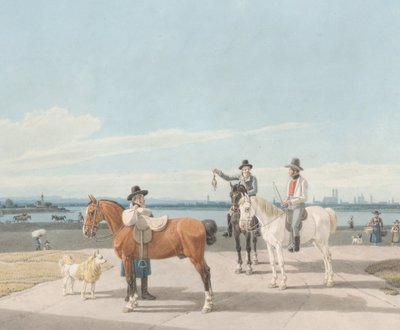 Jeźdźcy pod Monachium, 1830. autorstwa Wilhelm von Kobell