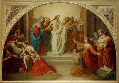 W. v. Schadow, mądre i głupie panny” autorstwa Friedrich Wilhelm von Schadow