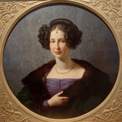 Wilhelmine Luise Księżniczka Prus autorstwa Friedrich Wilhelm von Schadow