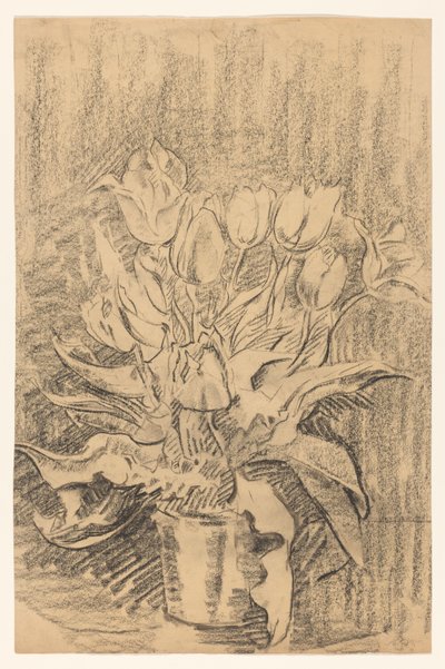 Wazon z tulipanami autorstwa Wilhelmus Johannes Steenhoff