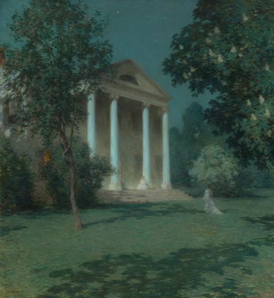 Majowa noc autorstwa Willard Leroy Metcalf