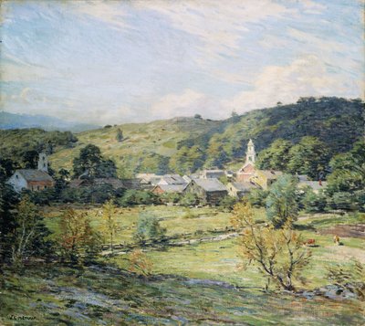 Wrześniowy poranek, Plainfield, New Hampshire autorstwa Willard Leroy Metcalf