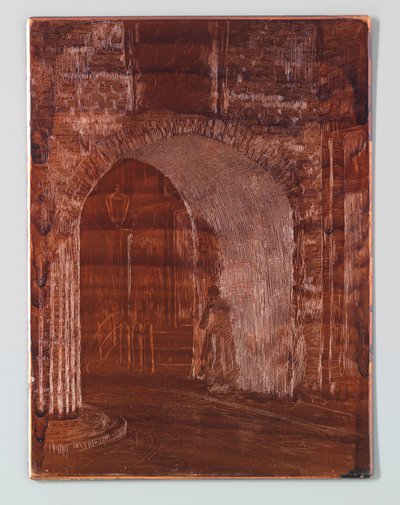 Brama więzienna w Hadze do renowacji autorstwa Willem Adrianus Grondhout (signed by artist)