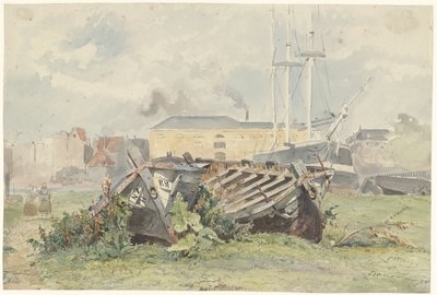 Stocznia autorstwa Willem Anthonie van Deventer