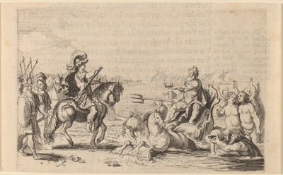 Aleksander Wielki i Neptun autorstwa Willem Basse