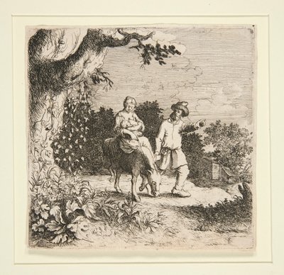 Ucieczka do Egiptu autorstwa Willem Basse