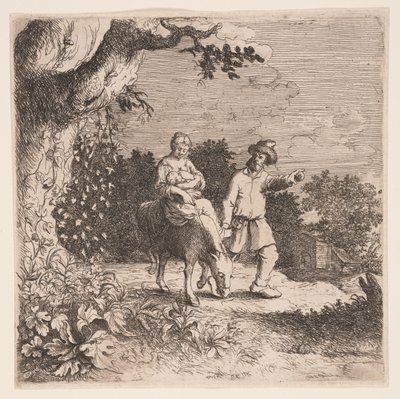 Ucieczka do Egiptu autorstwa Willem Basse