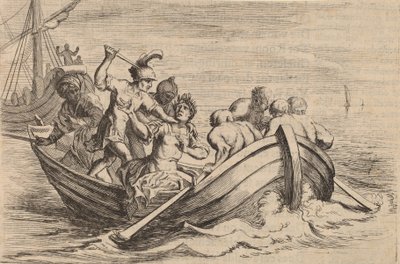 Nożowanie Pompejusza, 1634. autorstwa Willem Basse