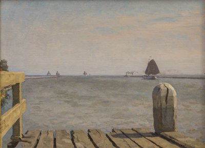 Molo w Enkhuizen, 1918. autorstwa Willem Bastiaan Tholen