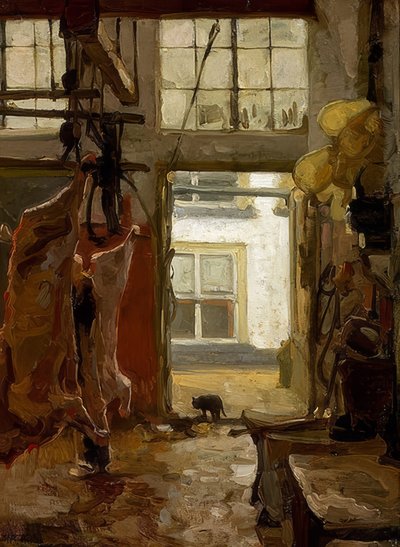 Rzeźnia. 1889 autorstwa Willem Bastiaan Tholen