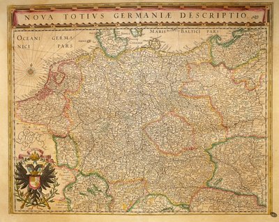 Współczesne Niemcy z Teatru Światowego Willema Bleau, Amsterdam autorstwa Willem Blaeu