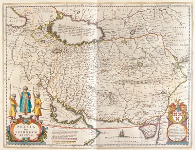 Imperium Perskie, w "Theatrum Orbis Terrarum, sive Atlas Novus" Willema Blaeu, Amsterdam autorstwa Willem Blaeu