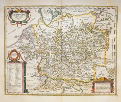 Stare Niemcy z teatru światowego Willema Bleau, Amsterdam autorstwa Willem Blaeu