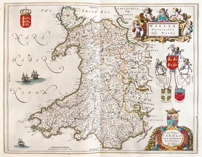 Walia, w "Theatrum Orbis Terrarum, sive Atlas Novus" Willema Blaeu, Amsterdam autorstwa Willem Blaeu