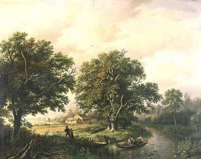 Scena rzeczna autorstwa Willem Bodeman
