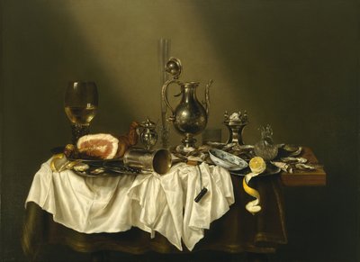 Kawałek Bankietowy z Szynką autorstwa Willem Claesz. Heda