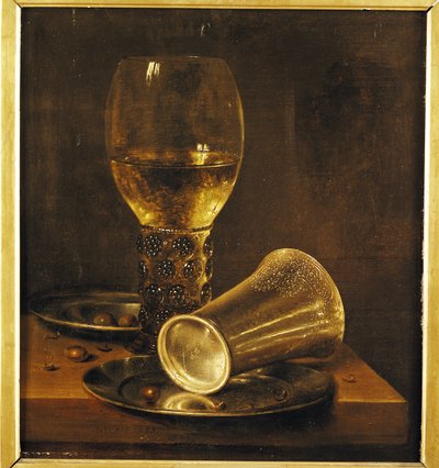 Martwa natura z kielichem, 1653 autorstwa Willem Claesz. Heda