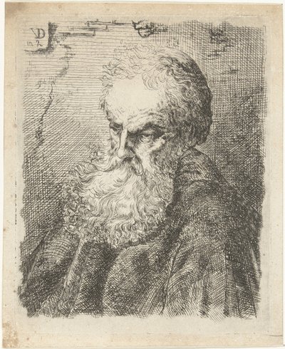 Popiersie starca z brodą autorstwa Willem Cornelis van Dijk
