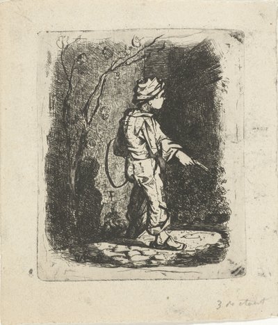 Chłopiec z obręczą autorstwa Willem Cornelis van Dijk