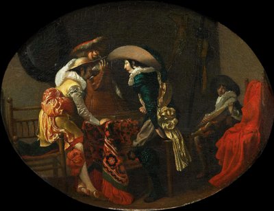 Gracze Tric-trac autorstwa Willem Cornelisz Duyster