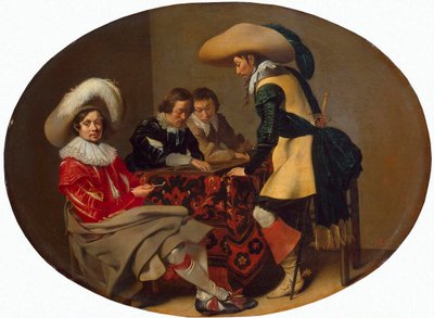 Gracze Tric-Trac, c1630. autorstwa Willem Cornelisz Duyster