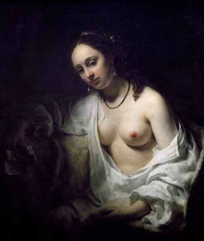 Batszeba otrzymuje list od Dawida, Willem Drost autorstwa Willem Drost