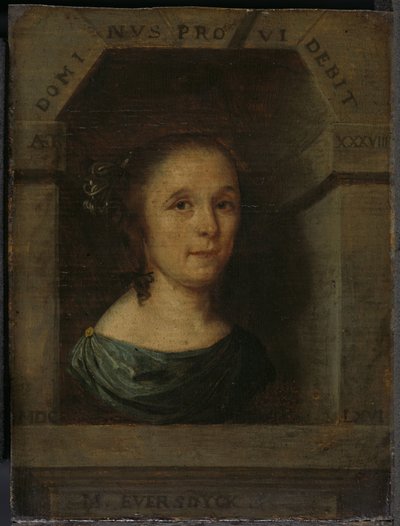 Maria Eversdijk (ur. 1628), żona Nicolaesa Blancardusa autorstwa Willem Eversdijck