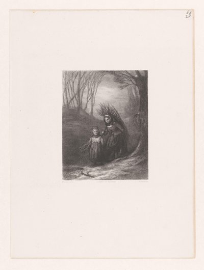 Dwie zbieraczki autorstwa Willem Frederik Roorda