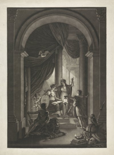 Alegoria masonerii, ok. 1810-1840 autorstwa Willem Grebner