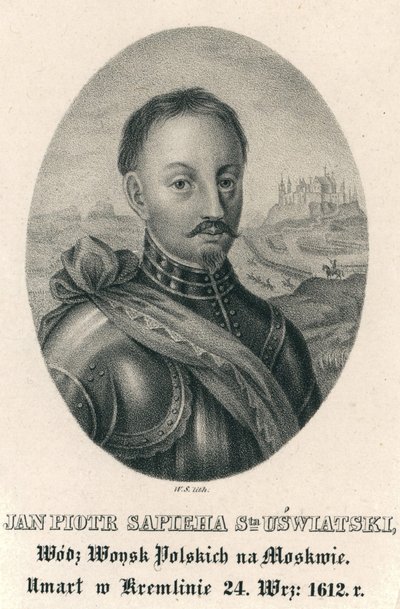 Jan Piotr Sapieha 1569-1611. autorstwa Willem Hondius