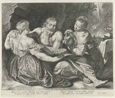 Lot i jego córki autorstwa Willem Isaacsz Swanenburg