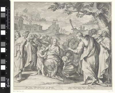 Chrystus błogosławi dzieci autorstwa Willem Isaacsz. van Swanenburg