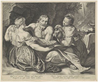 Lot pijany przez córki autorstwa Willem Isaacsz. van Swanenburg
