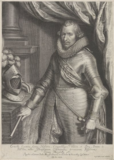 Portret Ernsta Kazimierza, hrabiego Nassau-Dietz autorstwa Willem Isaacsz. van Swanenburg