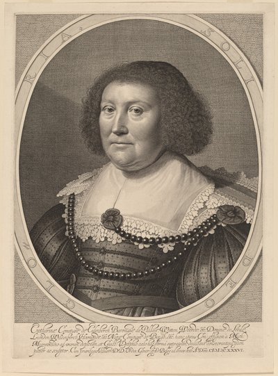 Katarzyna, hrabina Pallandt autorstwa Willem Jacobsz Delff after Michiel van Miereveld
