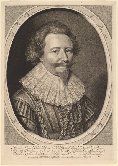 Florent II, hrabia Pallandt autorstwa Willem Jacobsz Delff after Michiel van Miereveld