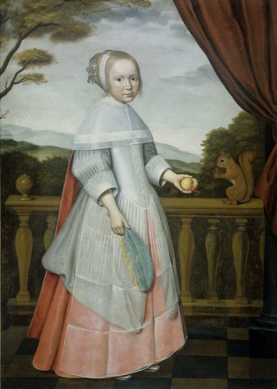 Portret Elisabeth van Oosten (1660-1714), jako dziecko autorstwa Willem Jansz. Ploy (attributed to)