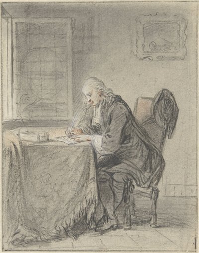 pisarz listów autorstwa Willem Joseph Laquy