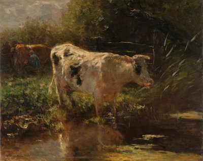 Krowa obok rowu Krowa po stronie rowu autorstwa Willem Maris