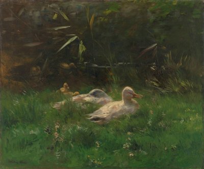 kaczki autorstwa Willem Maris